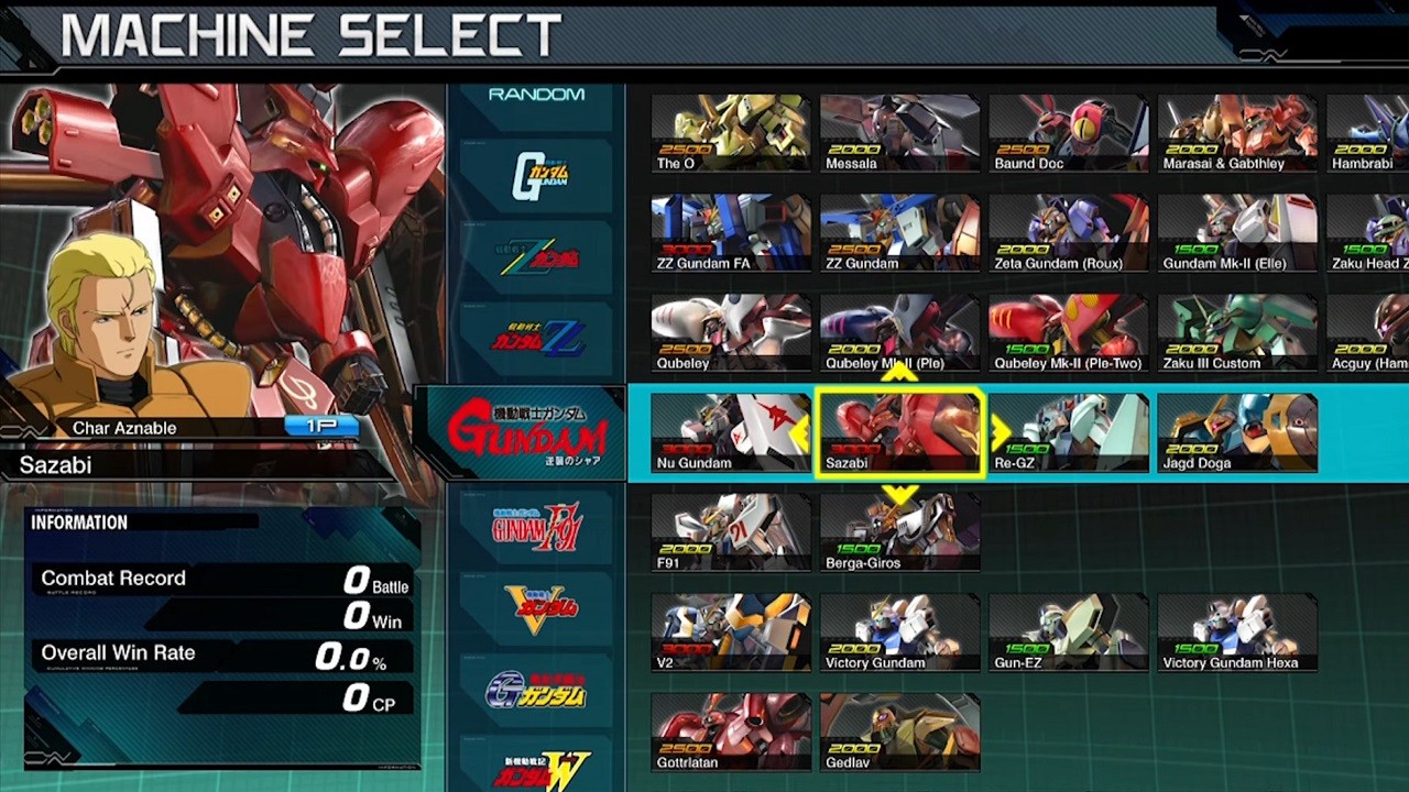 Обзор Mobile Suit Gundam: Extreme Vs Maxi Boost ON - меха рог изобилия