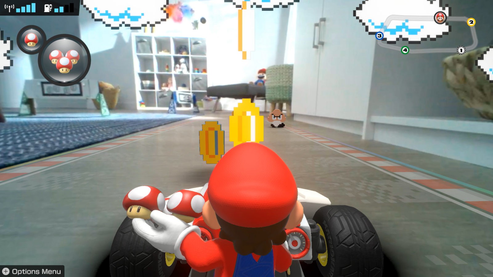 Трейлер Mario Kart Live: Home Circuit показывает строительные трассы и интеграцию с дополненной реальностью