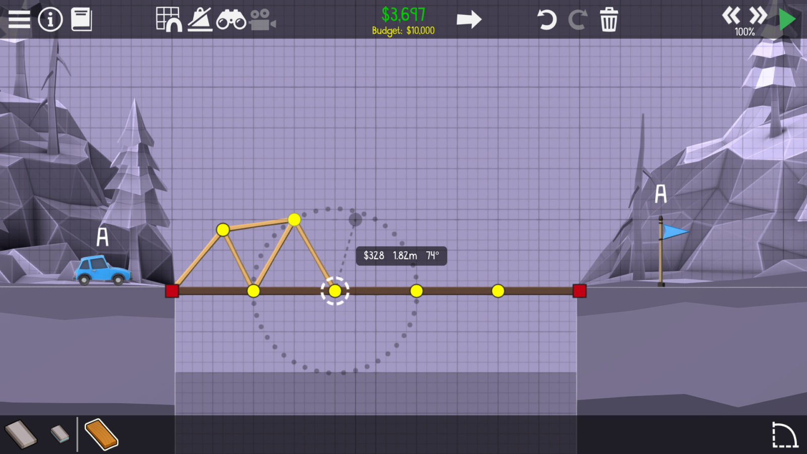 Обзор Poly Bridge 2: объединение процесса