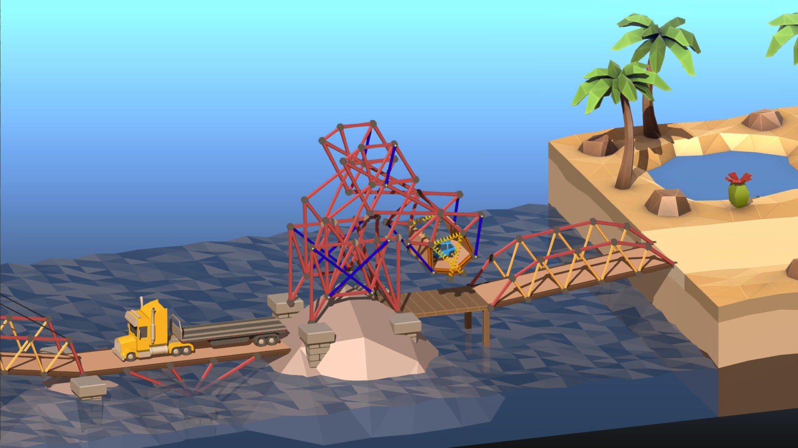 Обзор Poly Bridge 2: объединение процесса