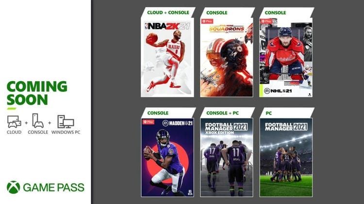 Скоро в Xbox Game Pass: NBA 2K21, Football Manager 2021 и многое другое.