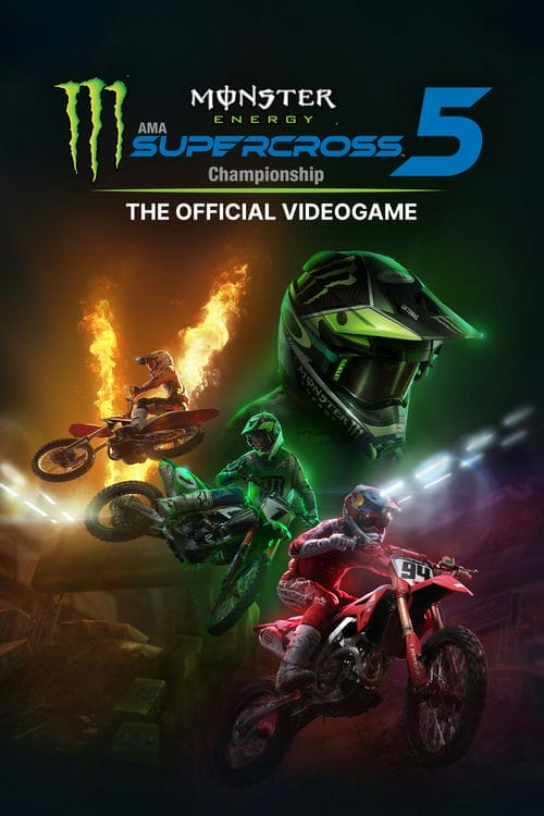 Monster Energy Supercross 5 : le jeu vidéo officiel est maintenant disponible