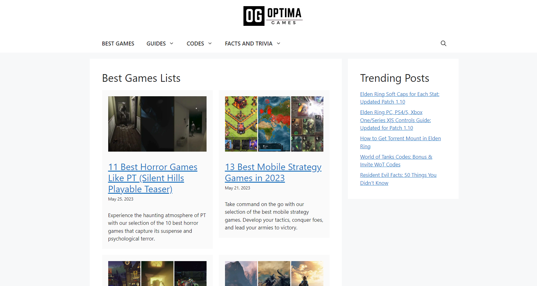 Optima Games: Ihre Quelle für die besten Spiele und Neuigkeiten